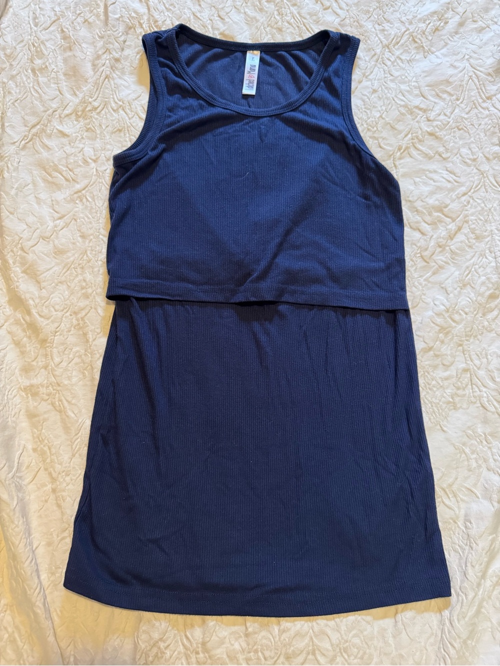 Latched mama nursing tank top